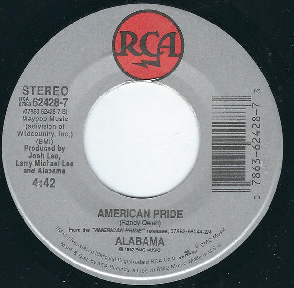 Alabama : Once Upon A Lifetime (7", Single)