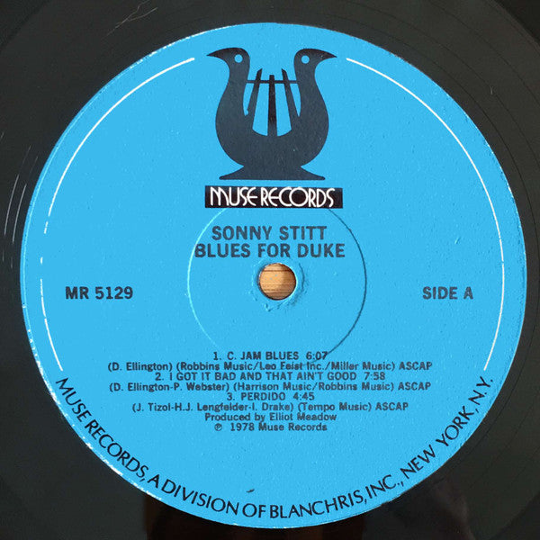 Sonny Stitt : Blues For Duke (LP, Album)