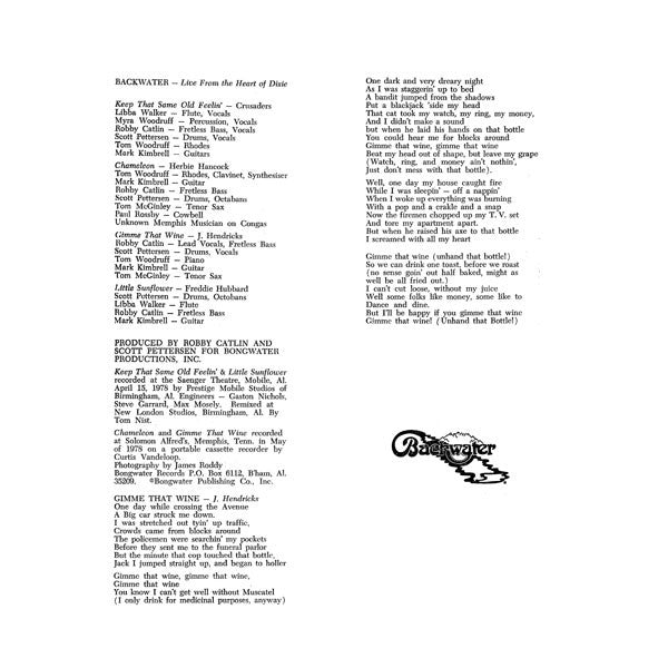 Backwater (3) : North Of The Mason-Dixon And The Heart Of Dixie (LP + 7")
