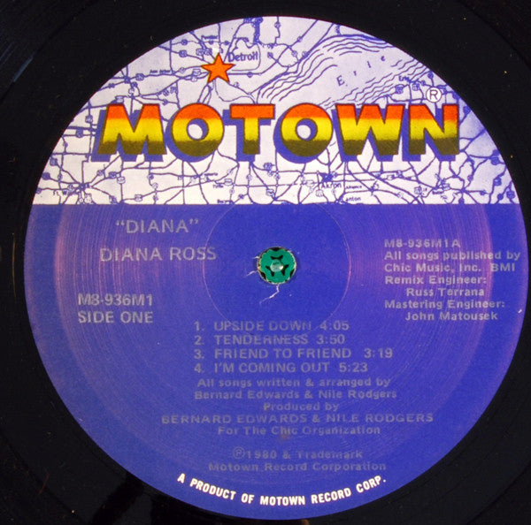 Diana Ross : Diana (LP, Album, Gat)