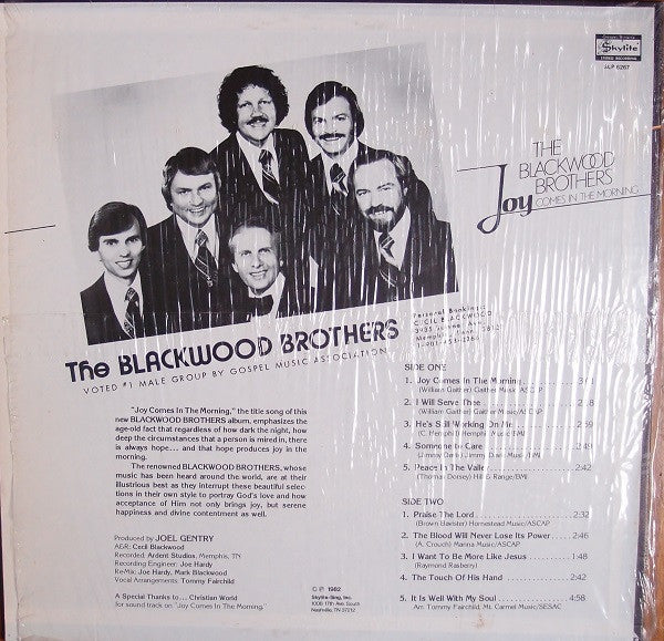 The Blackwood Brothers* : Joy Comes In The Morning (LP)