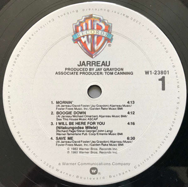Jarreau* : Jarreau (LP, Album, Club, Car)