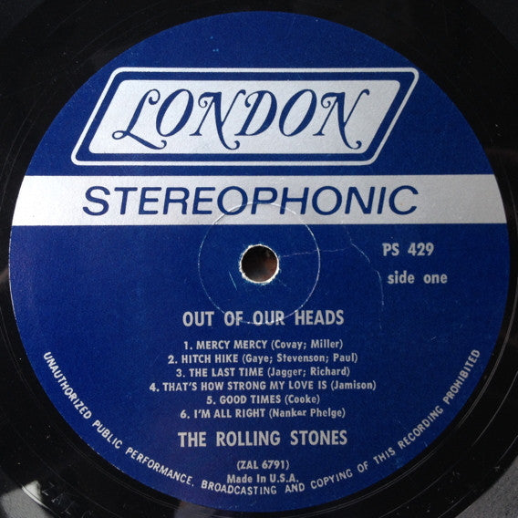 The Rolling Stones : Out Of Our Heads (LP, Album)