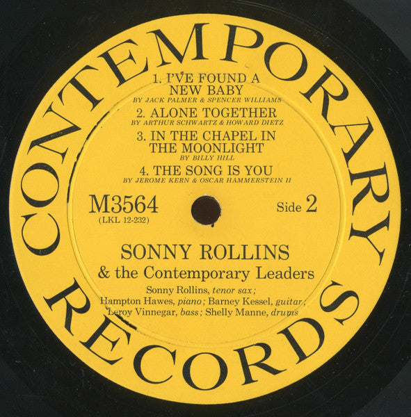 Sonny Rollins : Sonny Rollins And The Contemporary Leaders (LP, Album, Mono, DG )