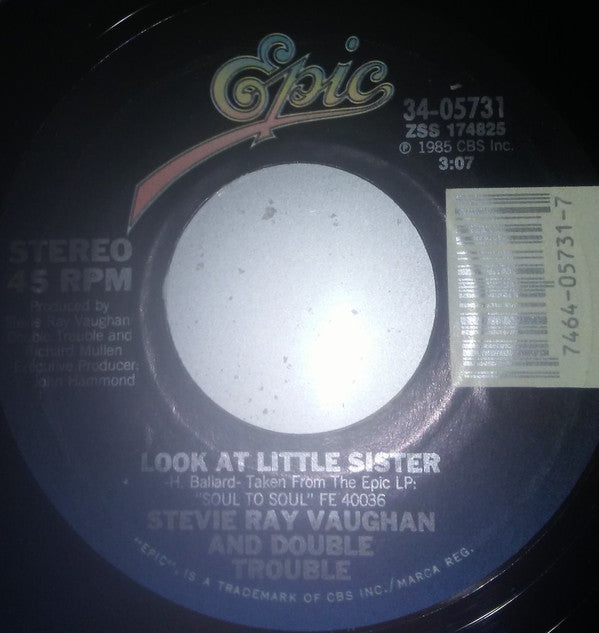 Stevie Ray Vaughan & Double Trouble : Change It (7")