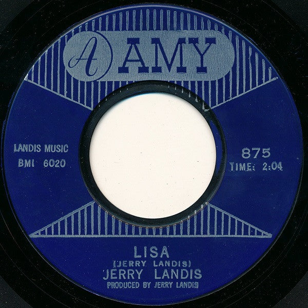 Jerry Landis : The Lone Teen Ranger / Lisa (7", Styrene, Blu)