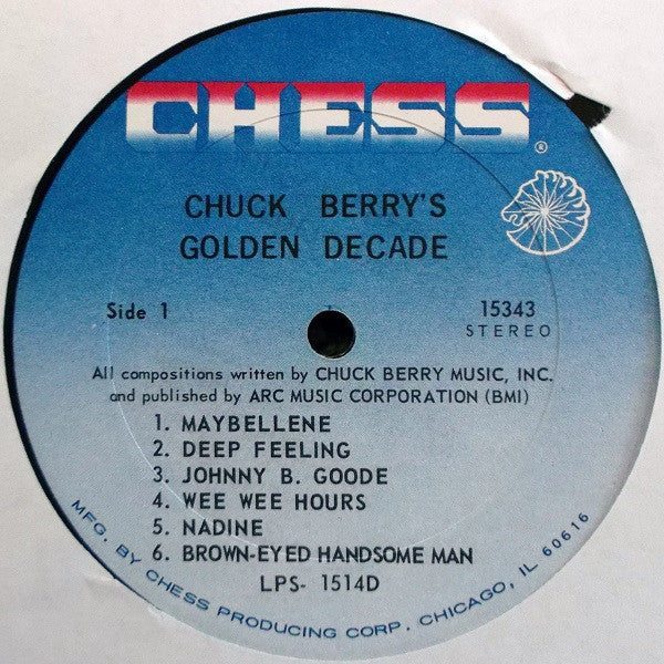 Chuck Berry : Chuck Berry's Golden Decade (The Original Two Albums) (2xLP, Comp)