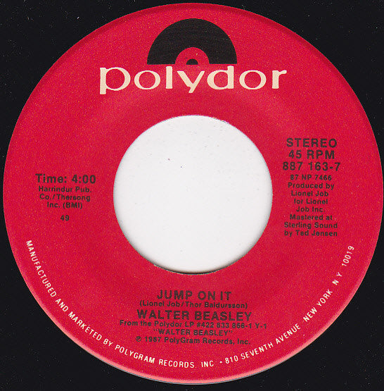 Walter Beasley : I'm So Happy / Jump On It (7", Single)