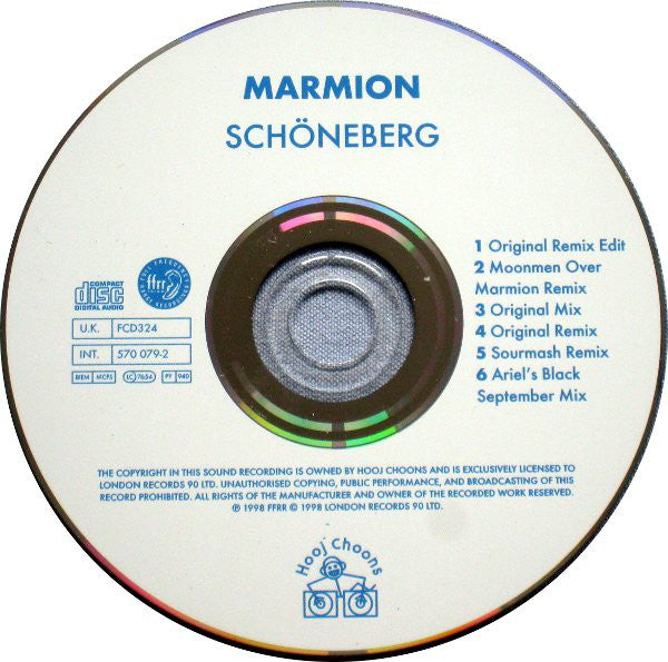 Marmion : Schöneberg (CD, Single)