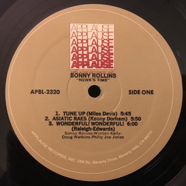 Sonny Rollins : Newk's Time (LP, Album, RE)