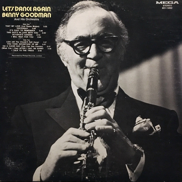 Benny Goodman And His Orchestra : Let's Dance Again (LP, Comp)