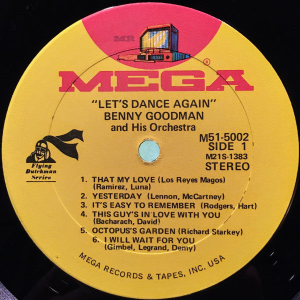 Benny Goodman And His Orchestra : Let's Dance Again (LP, Comp)