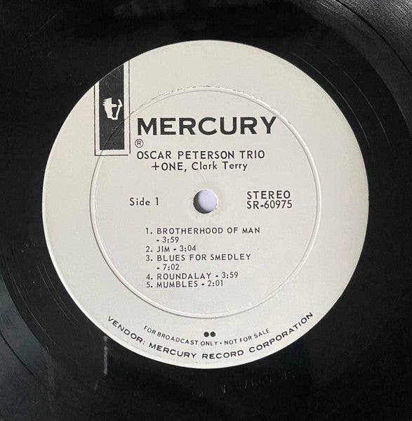 The Oscar Peterson Trio / Clark Terry : Oscar Peterson Trio + One (LP, Album, Promo)
