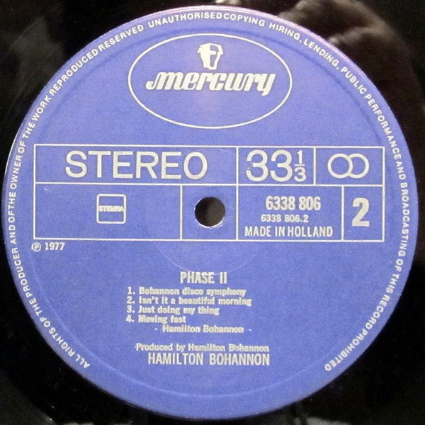 Bohannon* : Phase II (LP, Album)