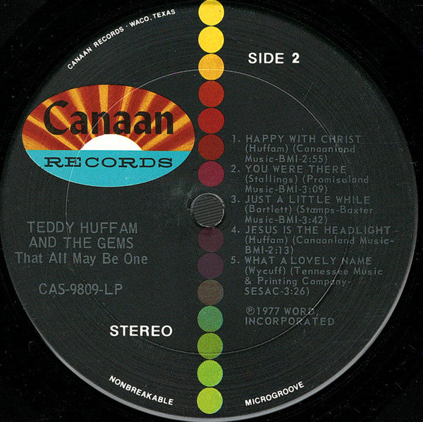 Teddy Huffam and The Gems : That All May Be One (LP, Album)