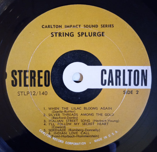 George Liberace : String Splurge! (LP)