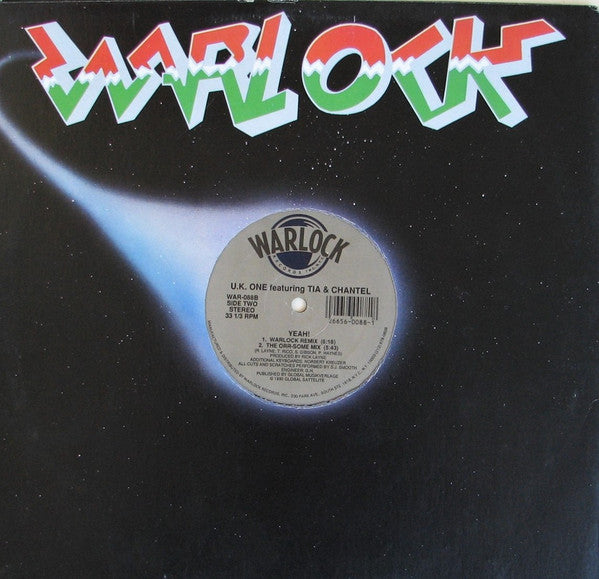 U.K. One* Featuring Tia (18) & Chantel : Yeah! (12")