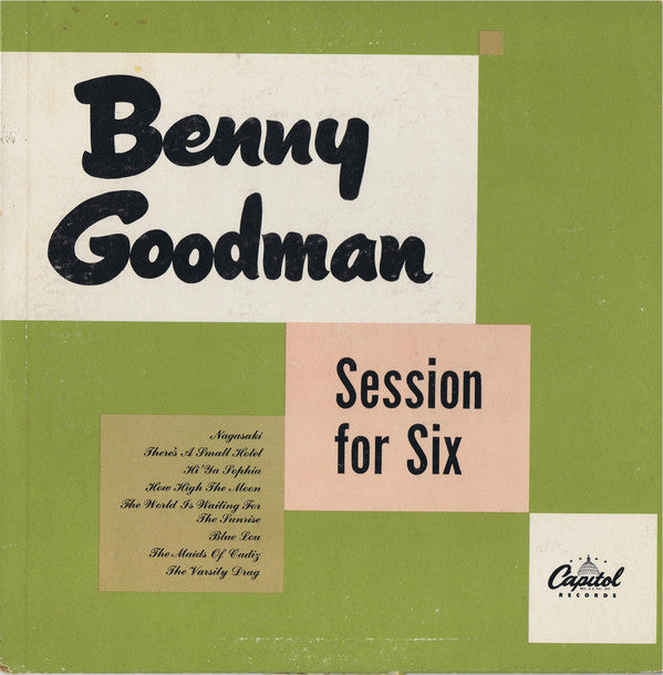 Benny Goodman : Session For Six (10")