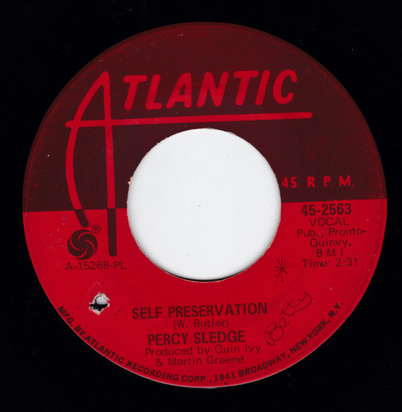 Percy Sledge : You're All Around Me / Self Preservation (7", Single, PL)