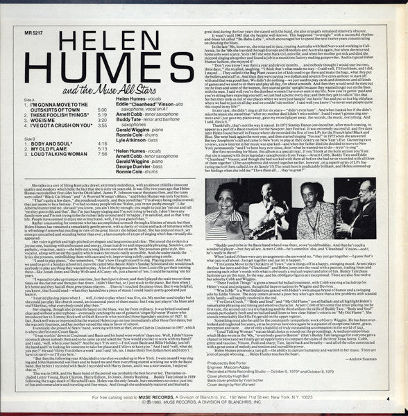 Helen Humes And The Muse All Stars* : Helen Humes And The Muse All Stars (LP, Album)