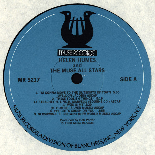 Helen Humes And The Muse All Stars* : Helen Humes And The Muse All Stars (LP, Album)