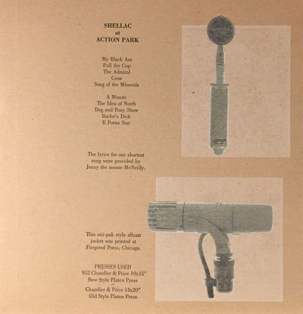 Shellac : At Action Park (LP, Album, RE, 180)
