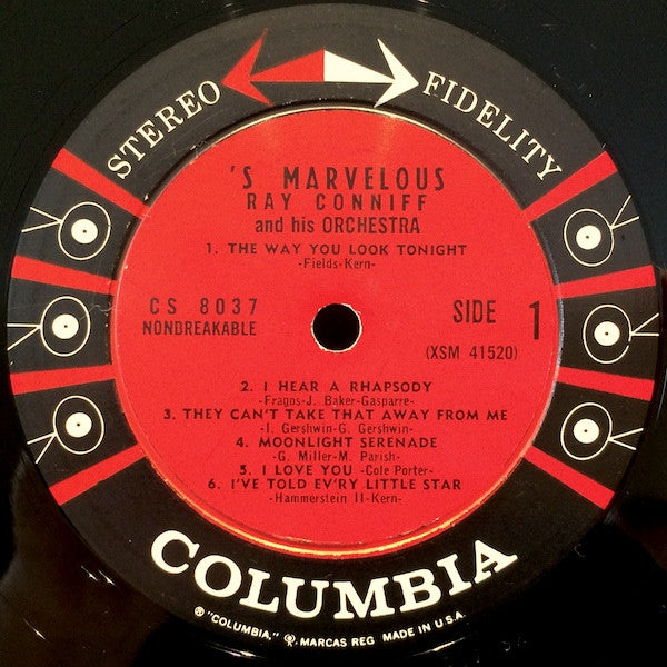 Ray Conniff And His Orchestra* : 'S Marvelous (LP, Album)