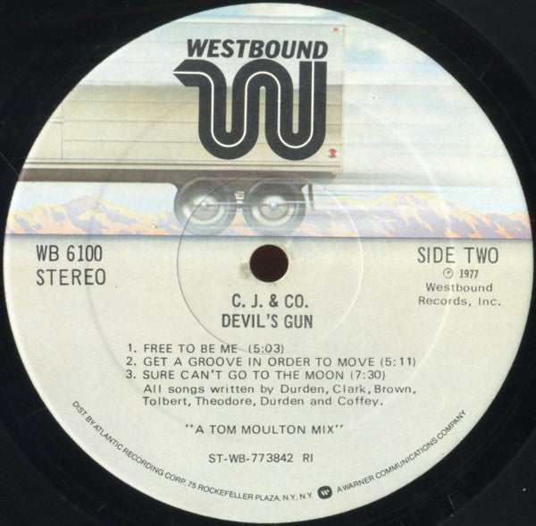 C.J. & Co : Devil's Gun (LP, Album, RI)