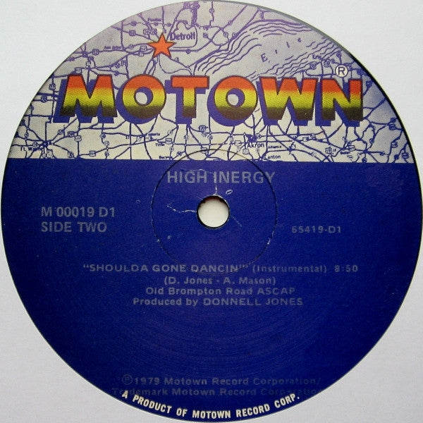 High Inergy : Shoulda Gone Dancin' (12")