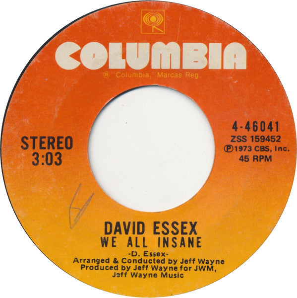 David Essex : Lamplight (7", Single, Styrene, Ter)