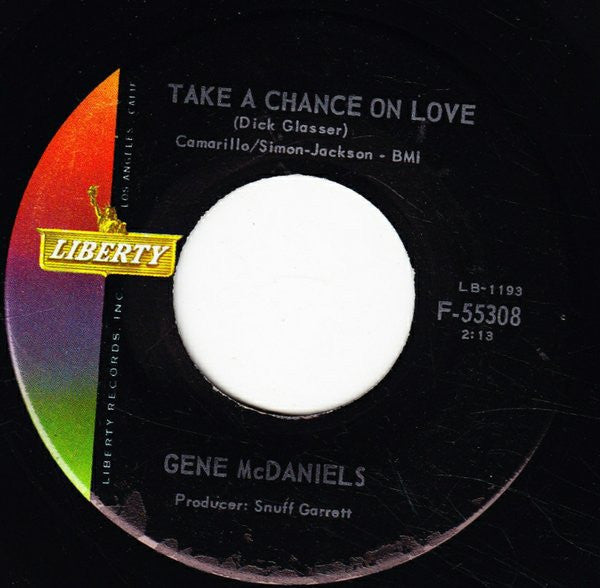Gene McDaniels* : A Hundred Pounds Of Clay / Take A Chance On Love (7", Single)