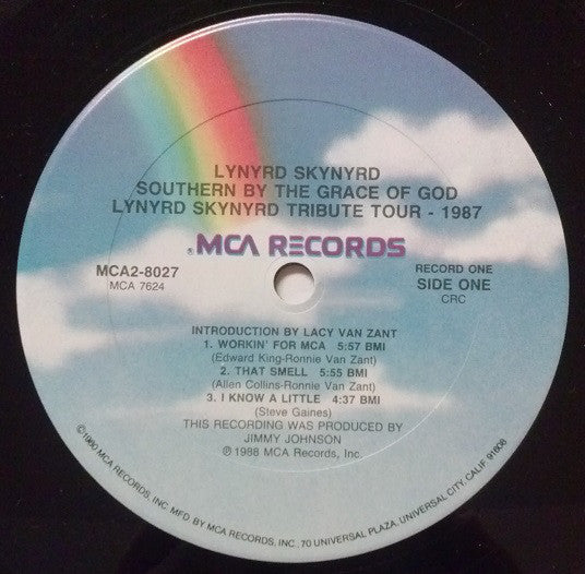 Lynyrd Skynyrd : Southern By The Grace Of God: Lynyrd Skynyrd Tribute Tour 1987 (2xLP, Album, Club)