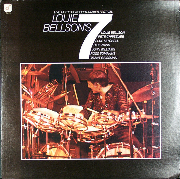 Louie Bellson* : Louie Bellson's 7 - Live At The Concord Summer Festival (LP)