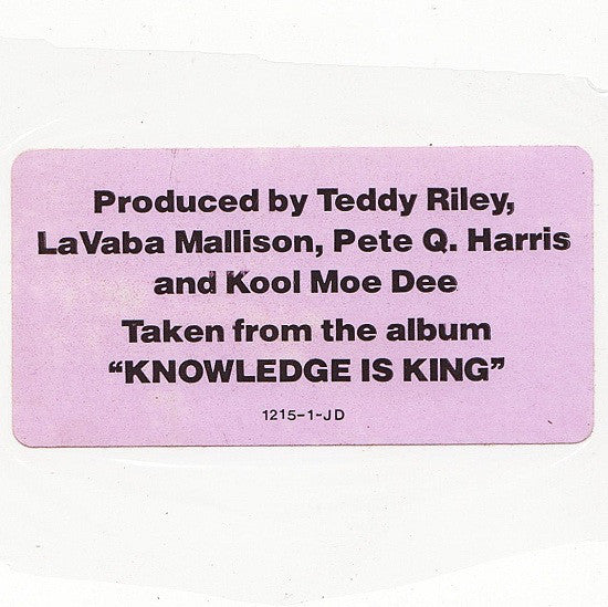 Kool Moe Dee : They Want Money (12")