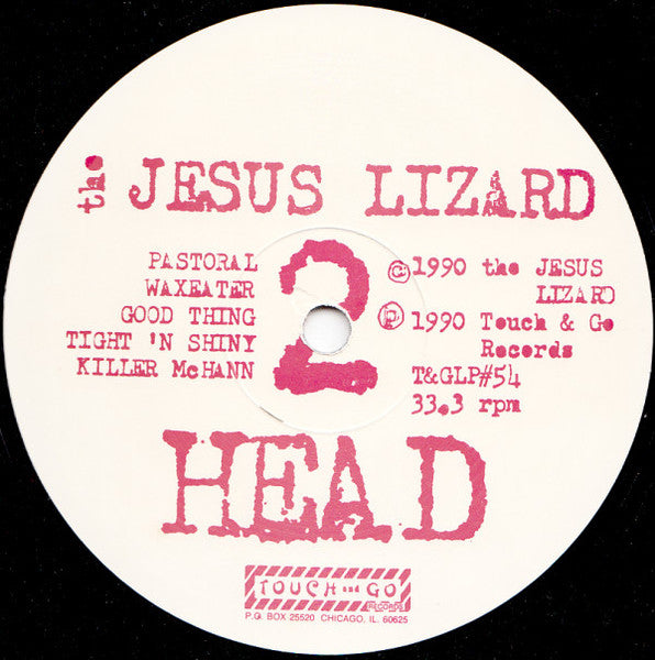 The Jesus Lizard : Head (LP, Album)