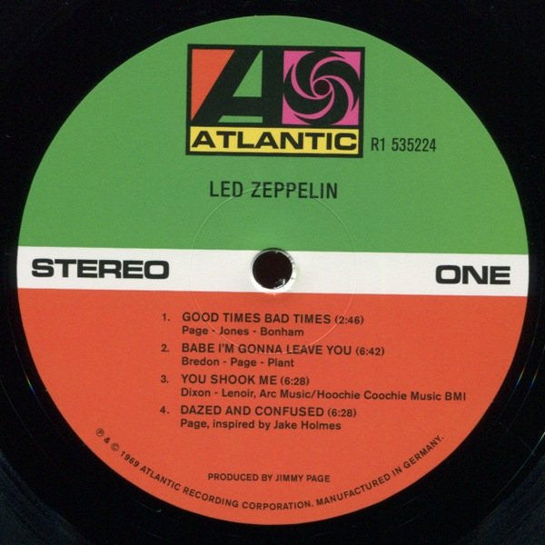 Led Zeppelin : Led Zeppelin (LP, Album, RE, RM + 2xLP, Album + Dlx, Tri)