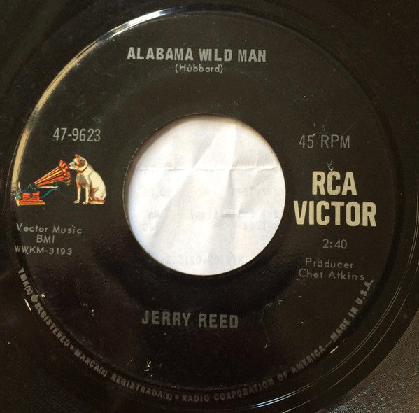 Jerry Reed : Alabama Wild Man (7", Single)
