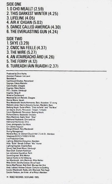 Runrig : Heartland (Cass, Album, Cle)