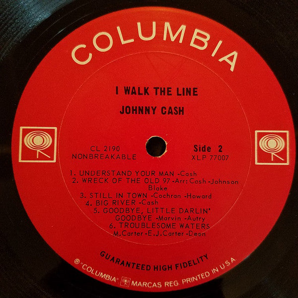 Johnny Cash : I Walk The Line (LP, Album, Mono)