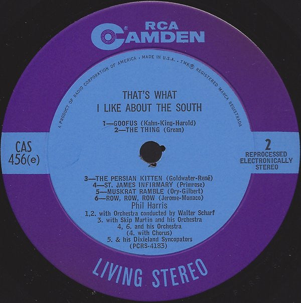 Phil Harris : That's What I Like About The South (LP, Album)