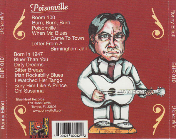 Ronny Elliott : Poisonville (CD, Album)
