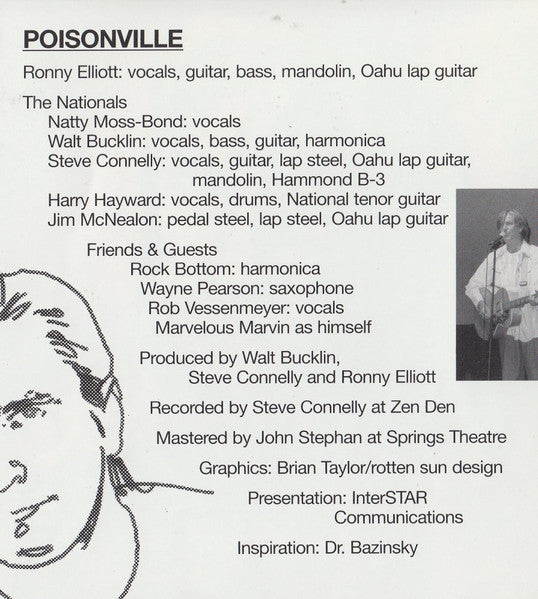 Ronny Elliott : Poisonville (CD, Album)