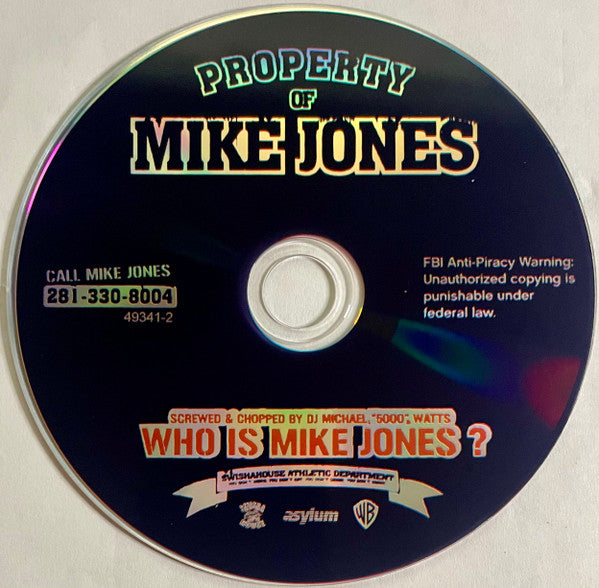 Mike Jones (2) : Who Is Mike Jones? (Screwed & Chopped) (CD, Album)