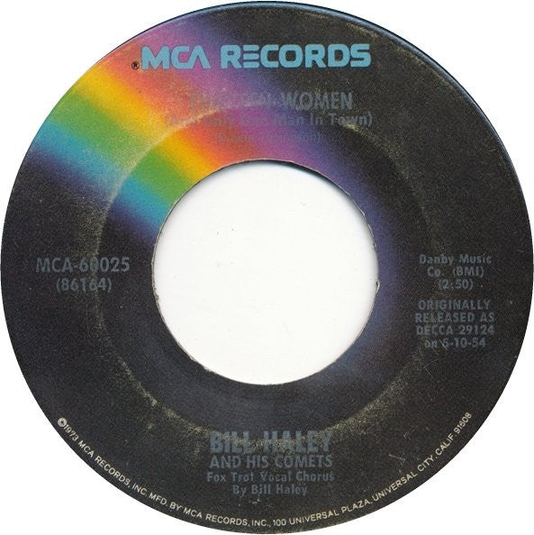 Bill Haley And His Comets : (We're Gonna) Rock Around The Clock (7", Single, RE, Bla)