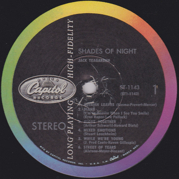 Jack Teagarden : Shades Of Night (LP, Album)