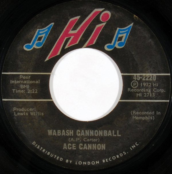 Ace Cannon : To Get To You (7", Single)