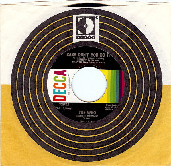 The Who : Join Together (7", Single, Glo)
