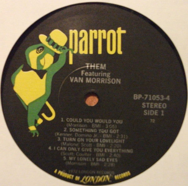 Them (3) Featuring Van Morrison : Them Featuring Van Morrison (2xLP, Comp, RE, PRC)
