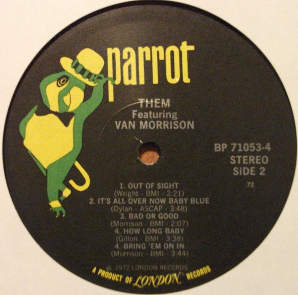 Them (3) Featuring Van Morrison : Them Featuring Van Morrison (2xLP, Comp, RE, PRC)