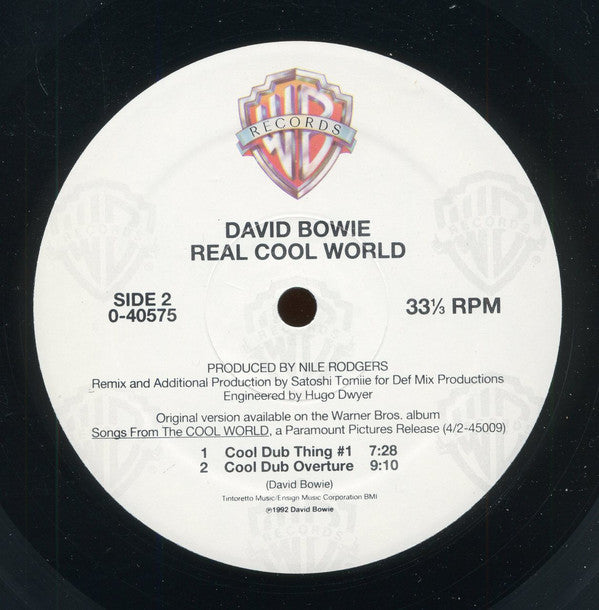 David Bowie : Real Cool World (12", Maxi)